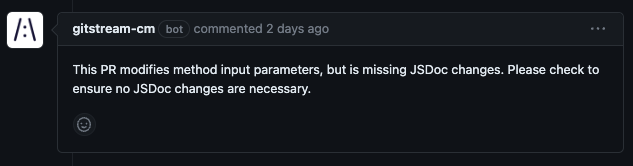 Review JSDoc Input Parameters