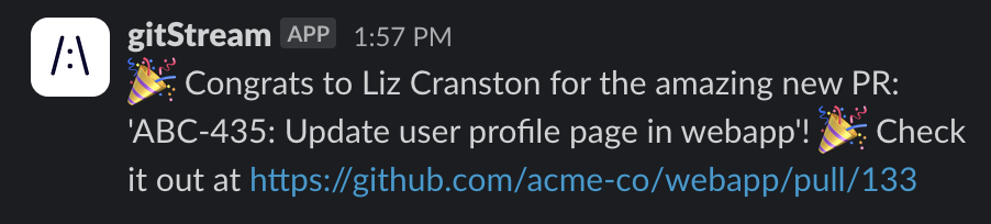 Automatic Slack Messages
