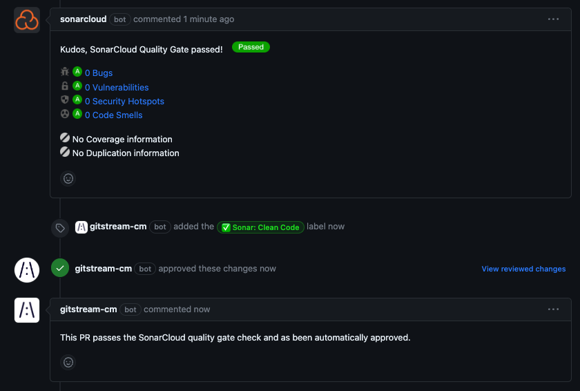 Aprove Sonar Clean Code