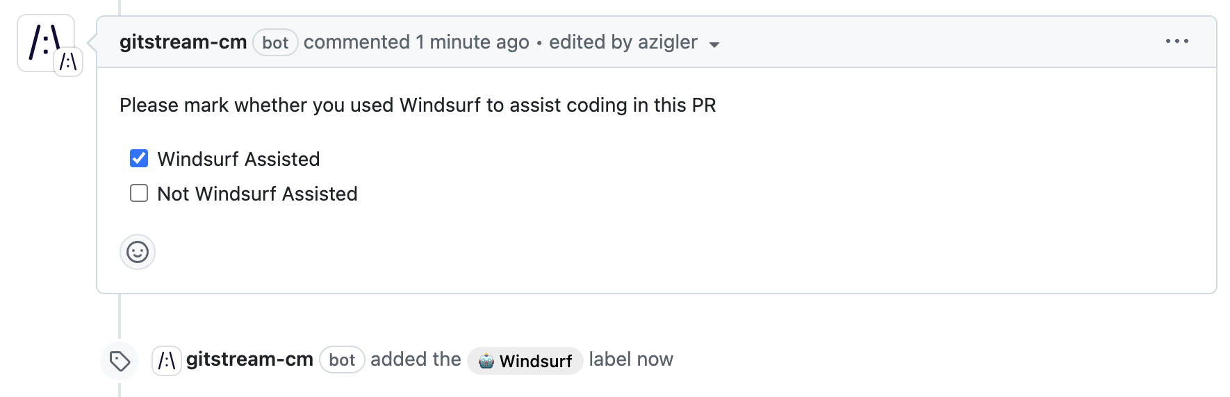Label Windsurf by Prompt