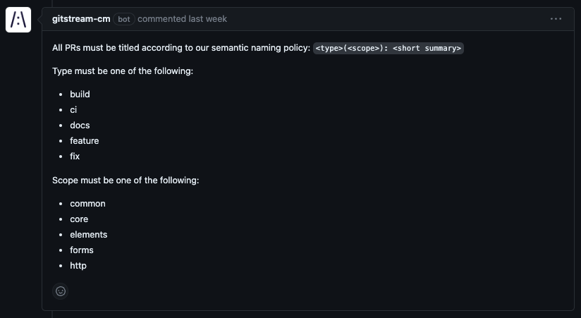 Enforce PR Semantic Title Names