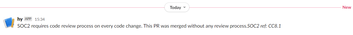 Slack Message